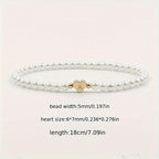 Schickes A-Z Herz Initialen Armband