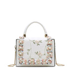 Handtasche Damen mit Spitze und Blumen