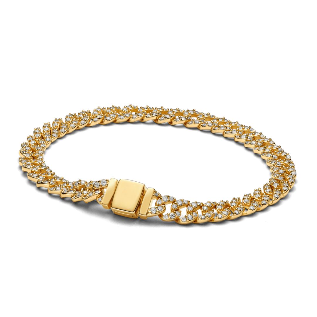Moissanit Cuban Armband