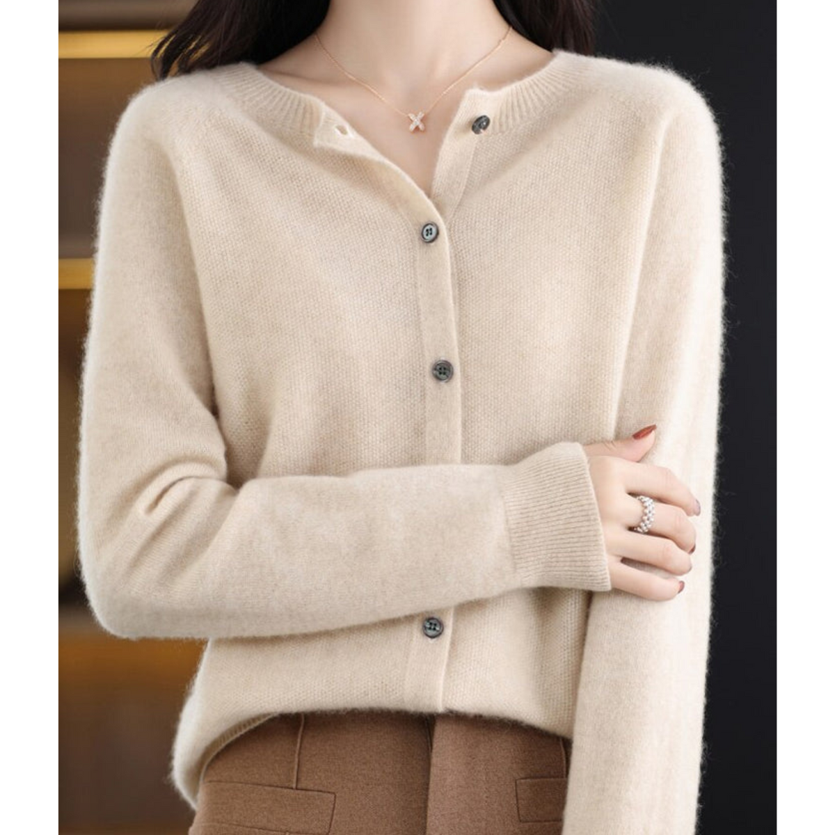 Strickjacke Damen aus Merinowolle