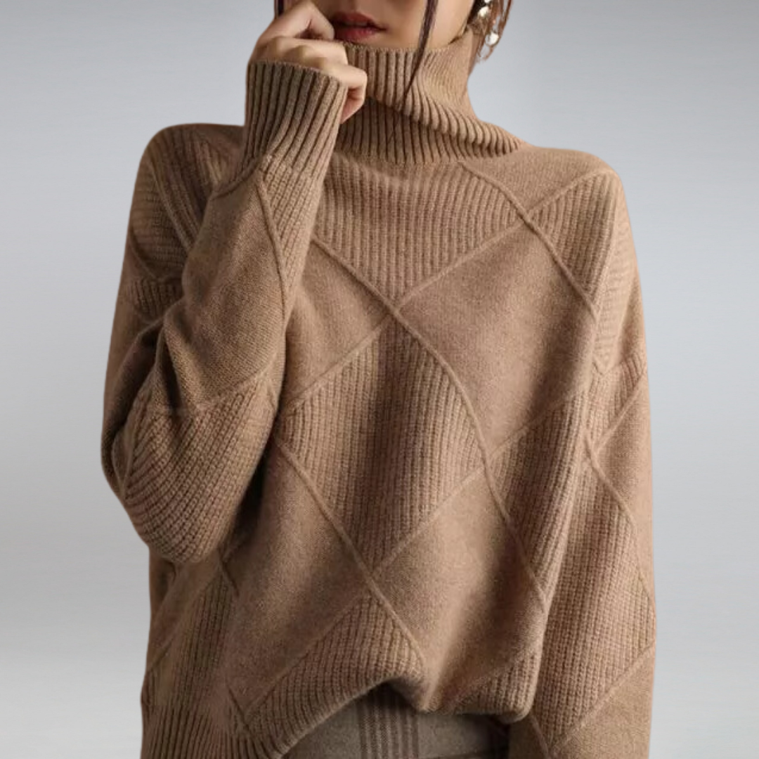 Hannah | Rollkragenpullover Damen mit Kaschmir