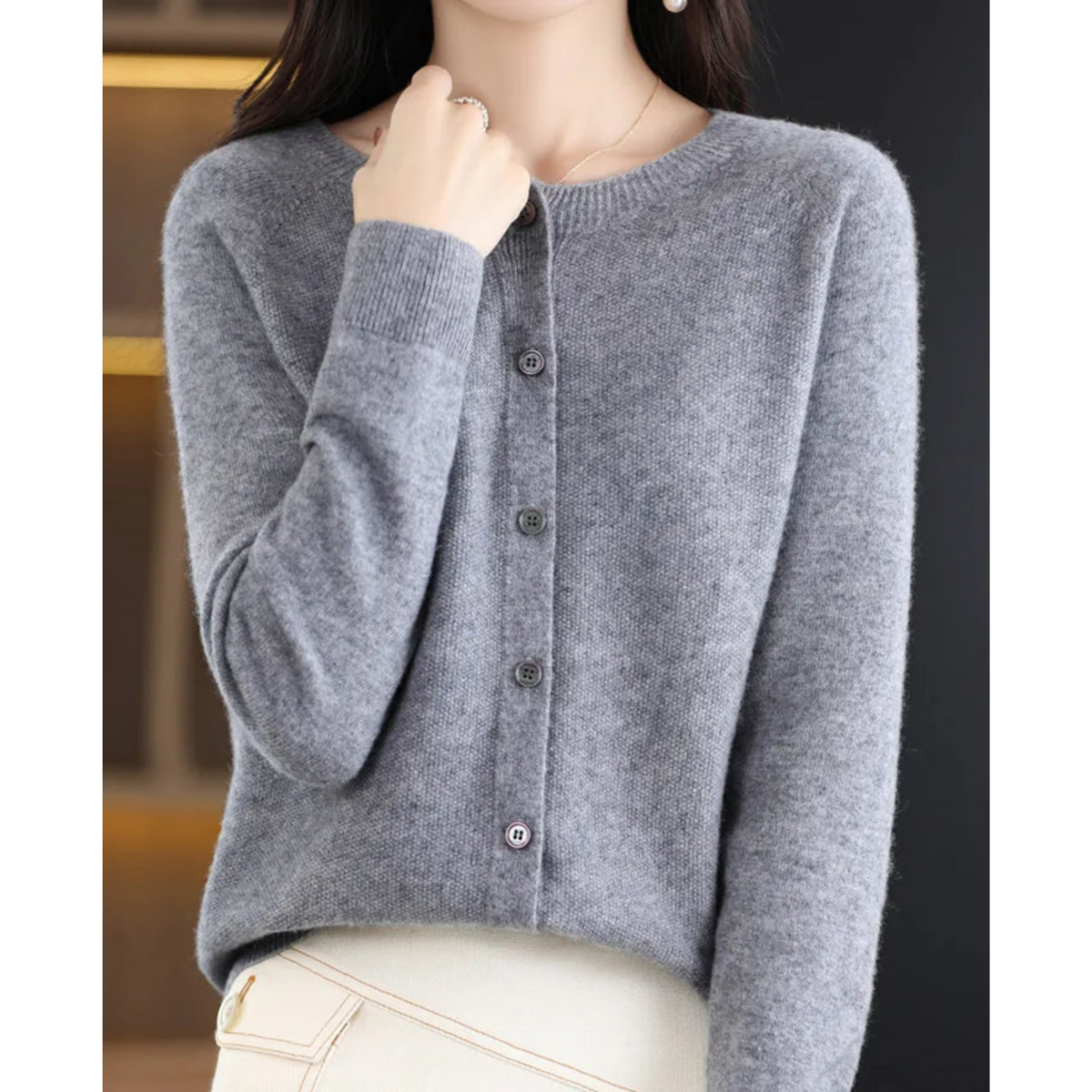 Strickjacke Damen aus Merinowolle