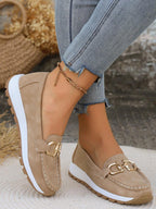 Lina | Slipper Damen mit Schnalle und Fußbett