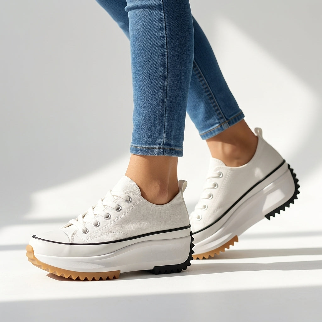 Ella | Plateausneaker Damen mit Fußbett