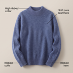 Weicher Pullover Damen mit Stehkragen