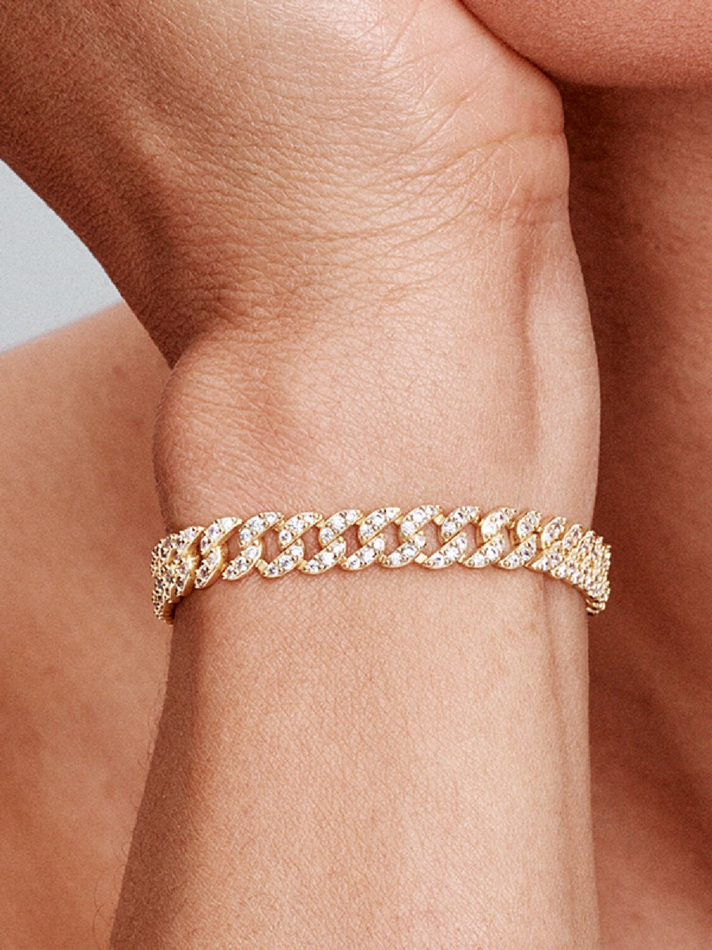 Moissanit Cuban Armband