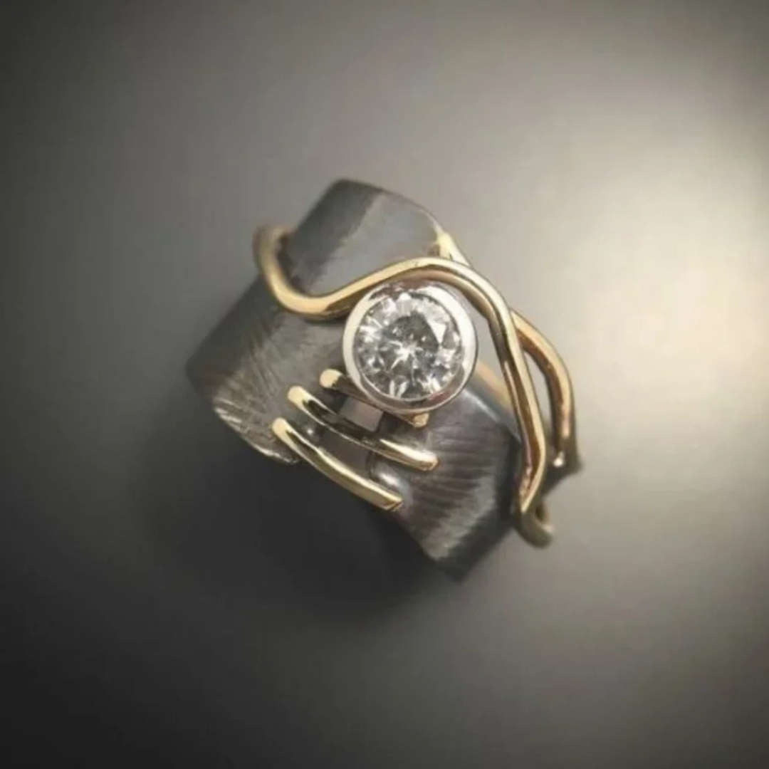 Silberner Glanz Vintage Ring