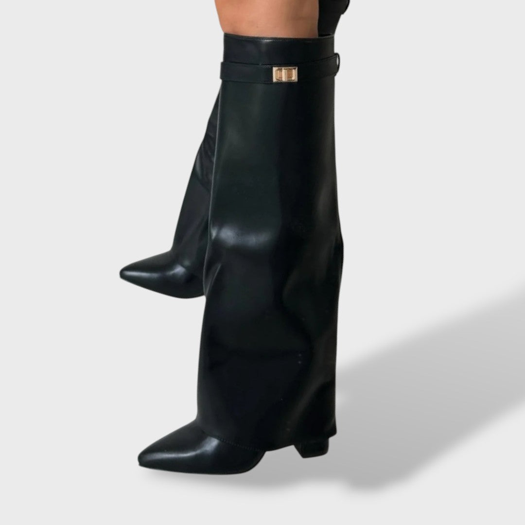 Damen Wildlederstiefel Klassisch