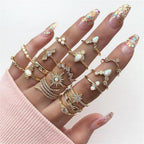 Einzigartiges Ring Set: 8 bis 12 Stück