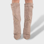 Damen Wildlederstiefel Klassisch