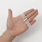 Schickes A-Z Herz Initialen Armband