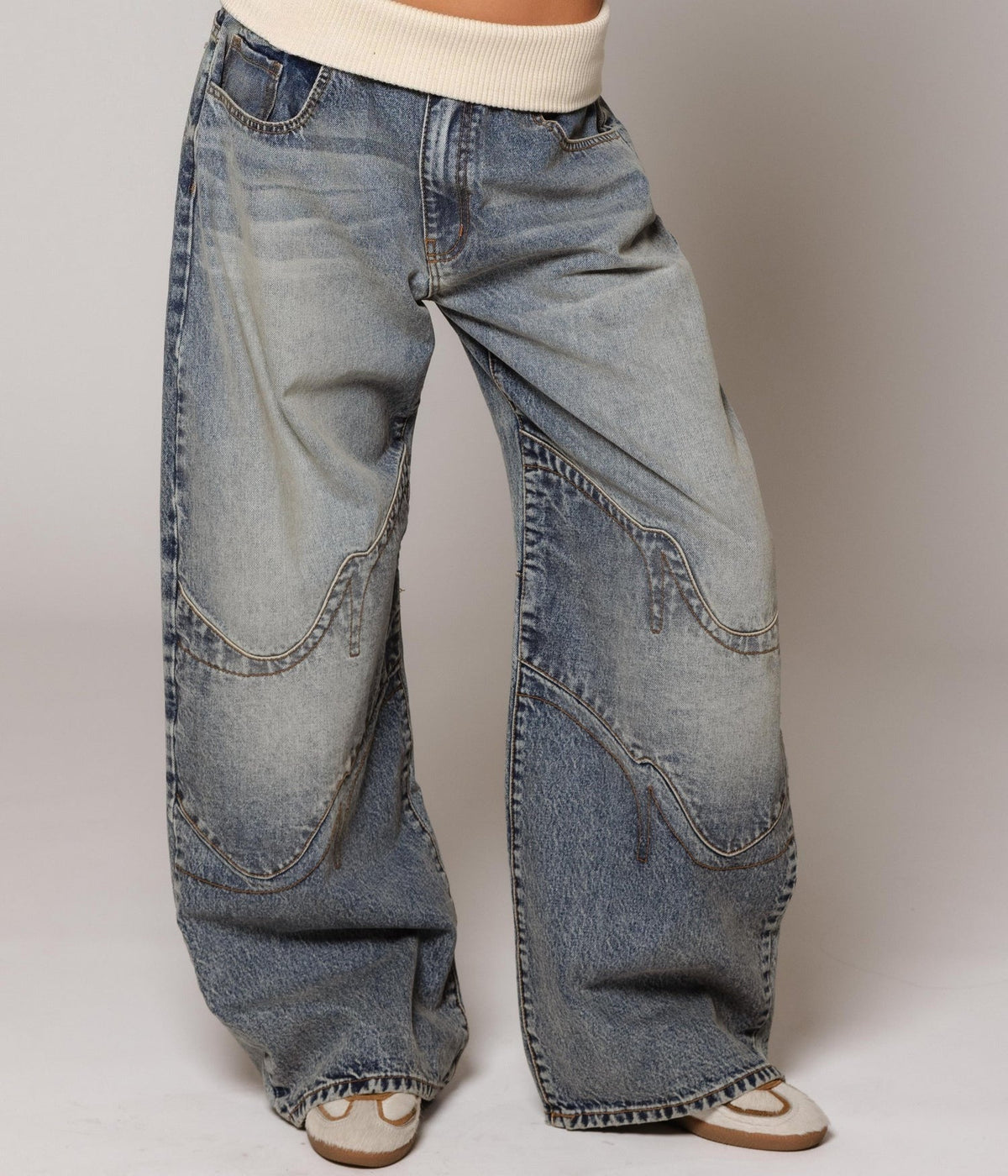 Jeans Damen mit Waschung