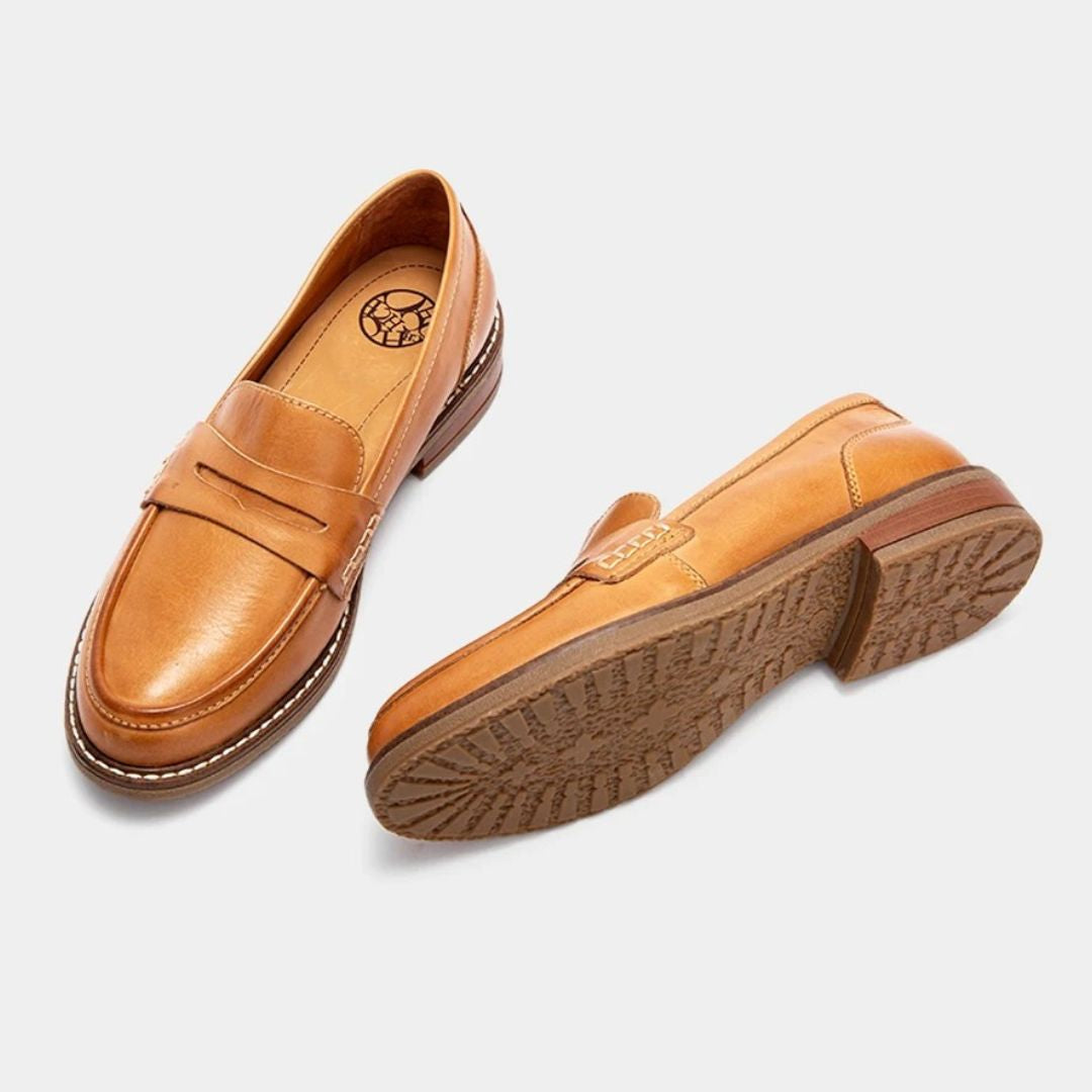 Hannah | Slipper Damen aus Leder mit Fußbett