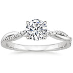 Eleganter Weißgold Le Jane Ring