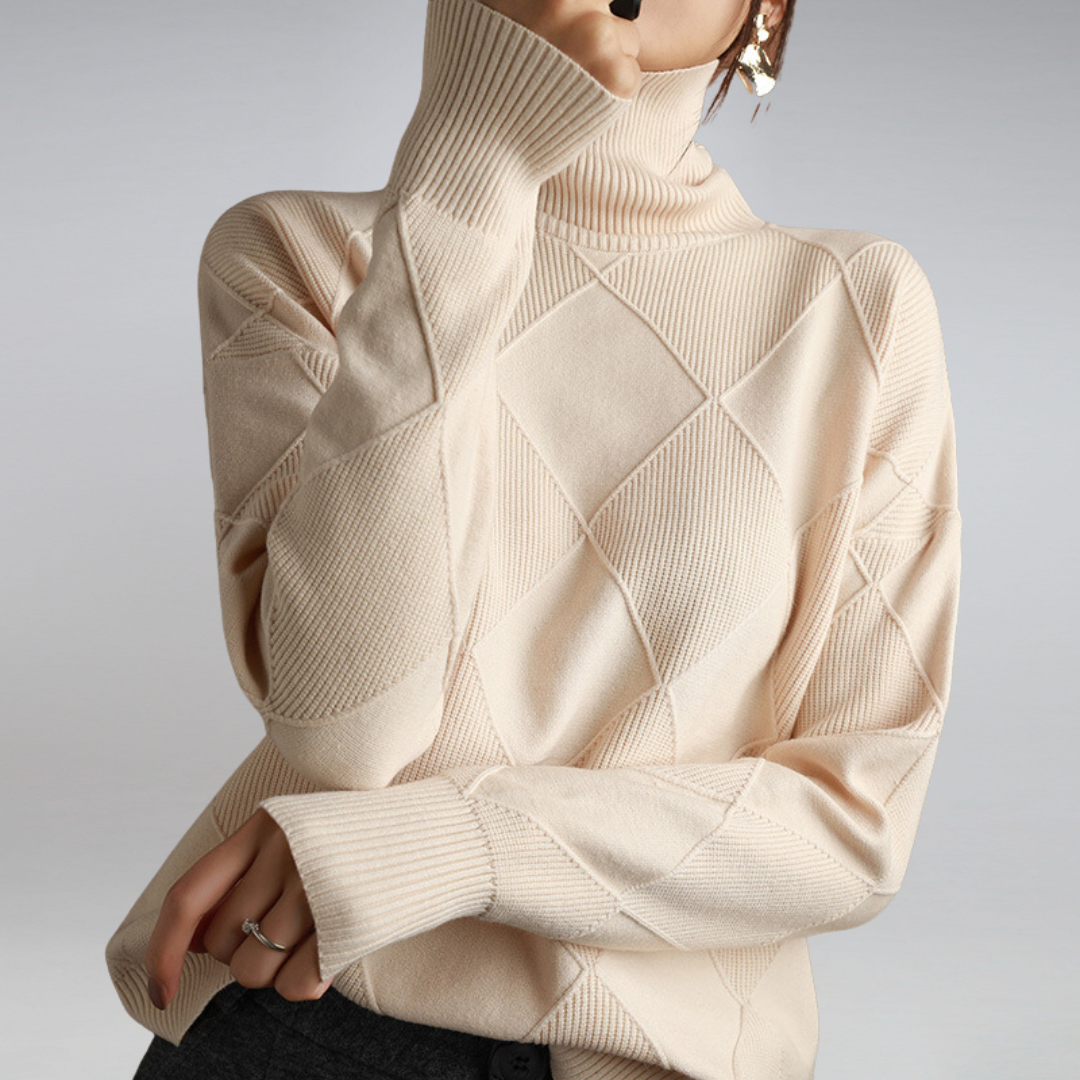 Hannah | Rollkragenpullover Damen mit Kaschmir