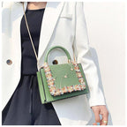 Handtasche Damen mit Spitze und Blumen