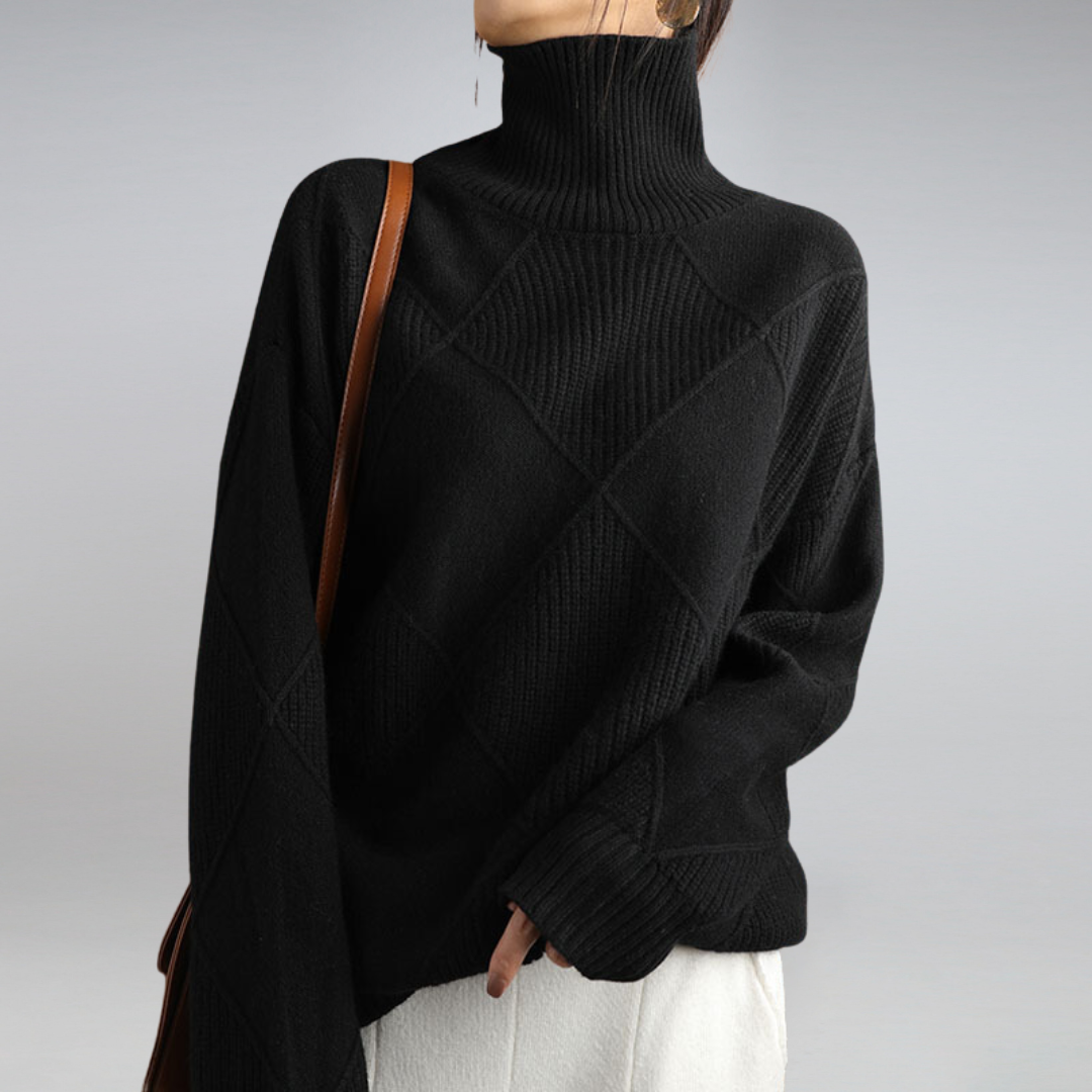 Hannah | Rollkragenpullover Damen mit Kaschmir