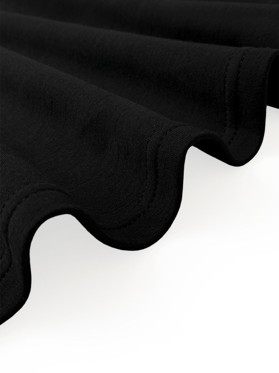Herbst Maxikleid Damen mit Seitenschlitz