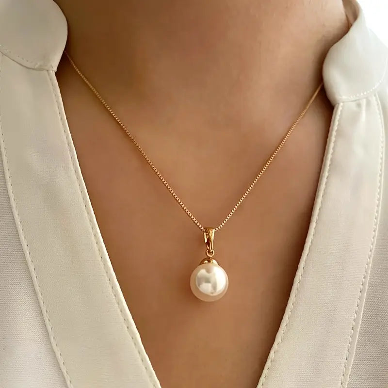 Goldene Grace Perlen Schmuckset