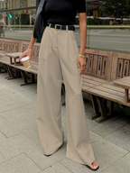 Weite Hose Damen mit hohem Bund