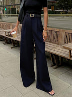 Weite Hose Damen mit hohem Bund