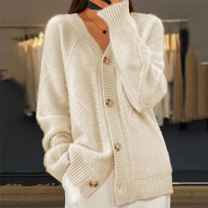Lena | Strickjacke Damen aus Kaschmir