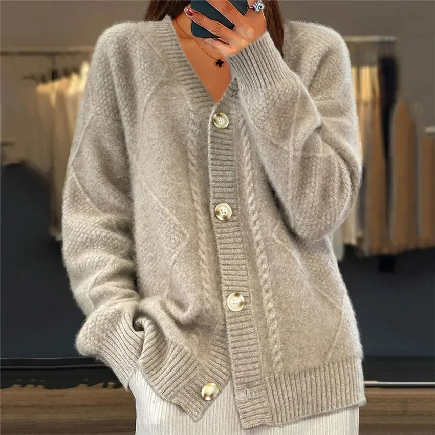 Lena | Strickjacke Damen aus Kaschmir