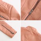 Selma | Damen Lederjacke mit Asymmetrischem Reißverschluss