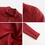 Selma | Damen Lederjacke mit Asymmetrischem Reißverschluss