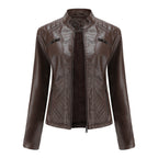 Selma | Damen Lederjacke mit Asymmetrischem Reißverschluss