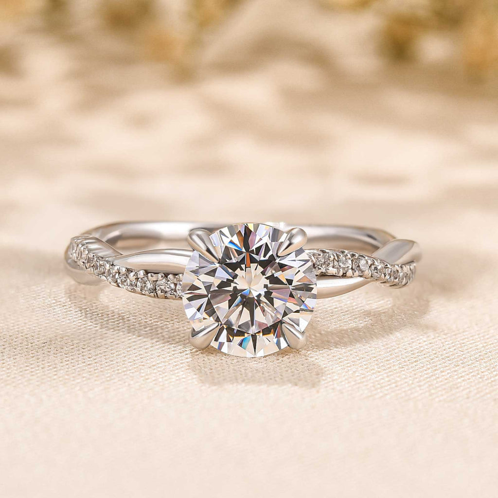 Eleganter Weißgold Le Jane Ring