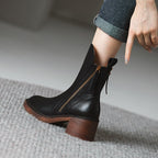 Stiefeletten Damen mit Reißverschluss und Absatz