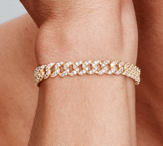Pave Cuban Armband