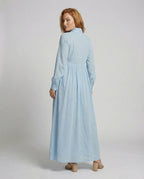 Harlow-Hemdkleid – Leichtes Midi-Kleid mit Knopfleiste