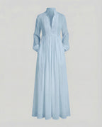 Harlow-Hemdkleid – Leichtes Midi-Kleid mit Knopfleiste