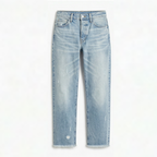 Mia | Straight Jeans Damen mit Fransensaum