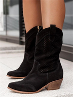 Ella | Damen Cowboy Stiefel Kniehoch