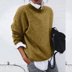 Weiter Pullover Damen aus Kaschmir