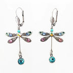 Elegante Libellen Design Ohrringe