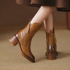 Stiefeletten Damen mit Reißverschluss und Absatz