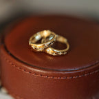 Luxuriöse Gold und Silber Ohrringe