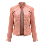 Selma | Damen Lederjacke mit Asymmetrischem Reißverschluss
