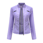 Selma | Damen Lederjacke mit Asymmetrischem Reißverschluss