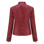 Selma | Damen Lederjacke mit Asymmetrischem Reißverschluss