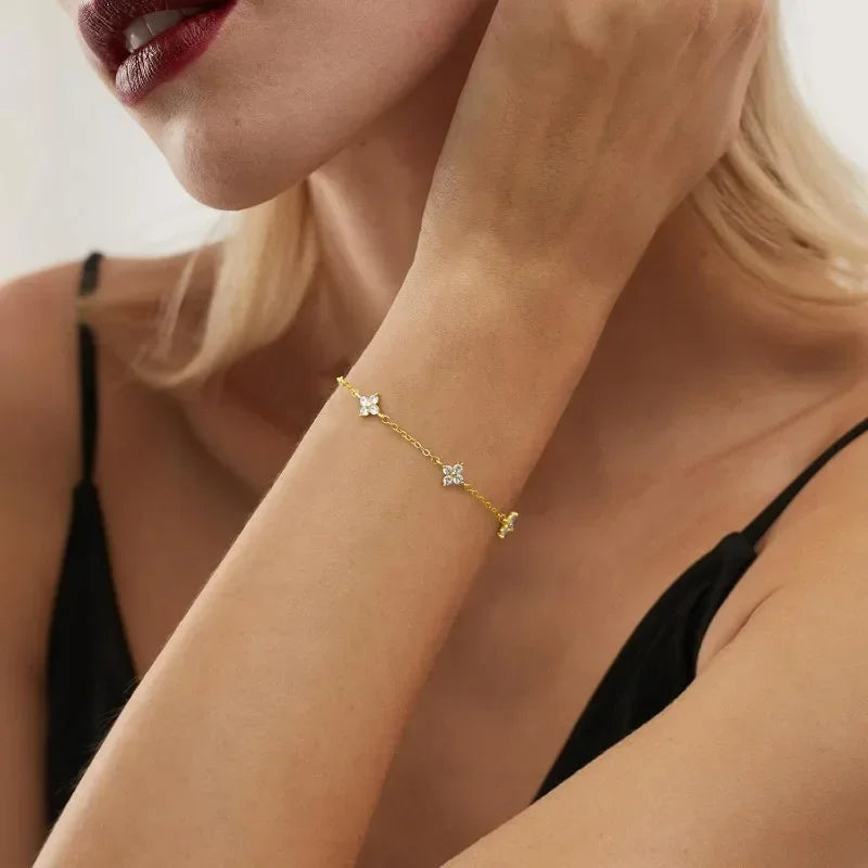 Schmetterlings Kristallarmband