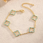 Klee Anhänger Armband