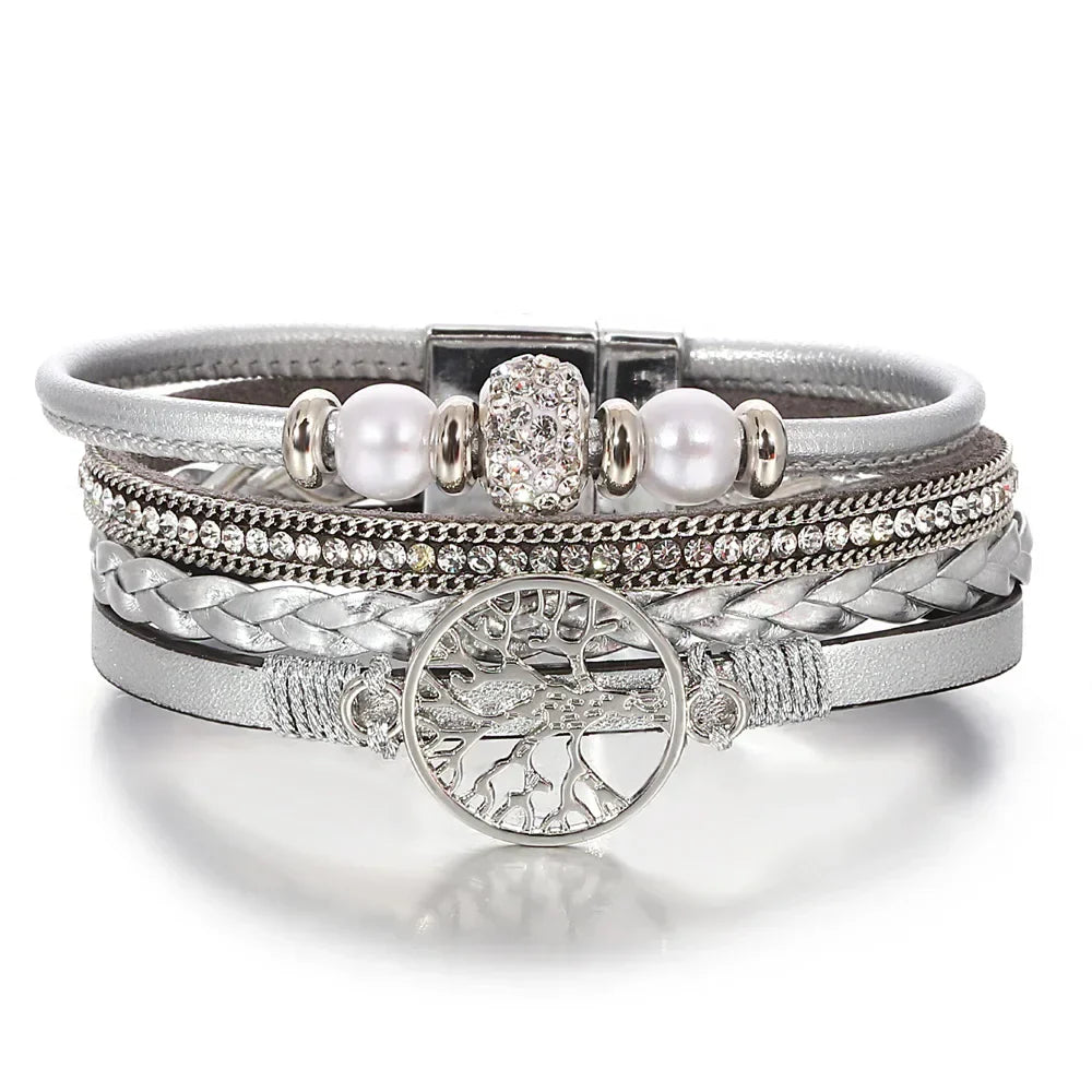 Baum des Lebens Strass Armband