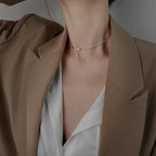 Minimalistische Choker Halskette