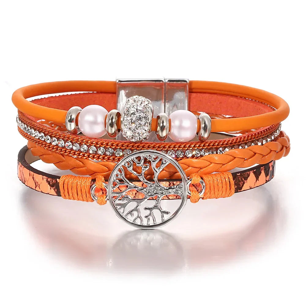 Baum des Lebens Strass Armband