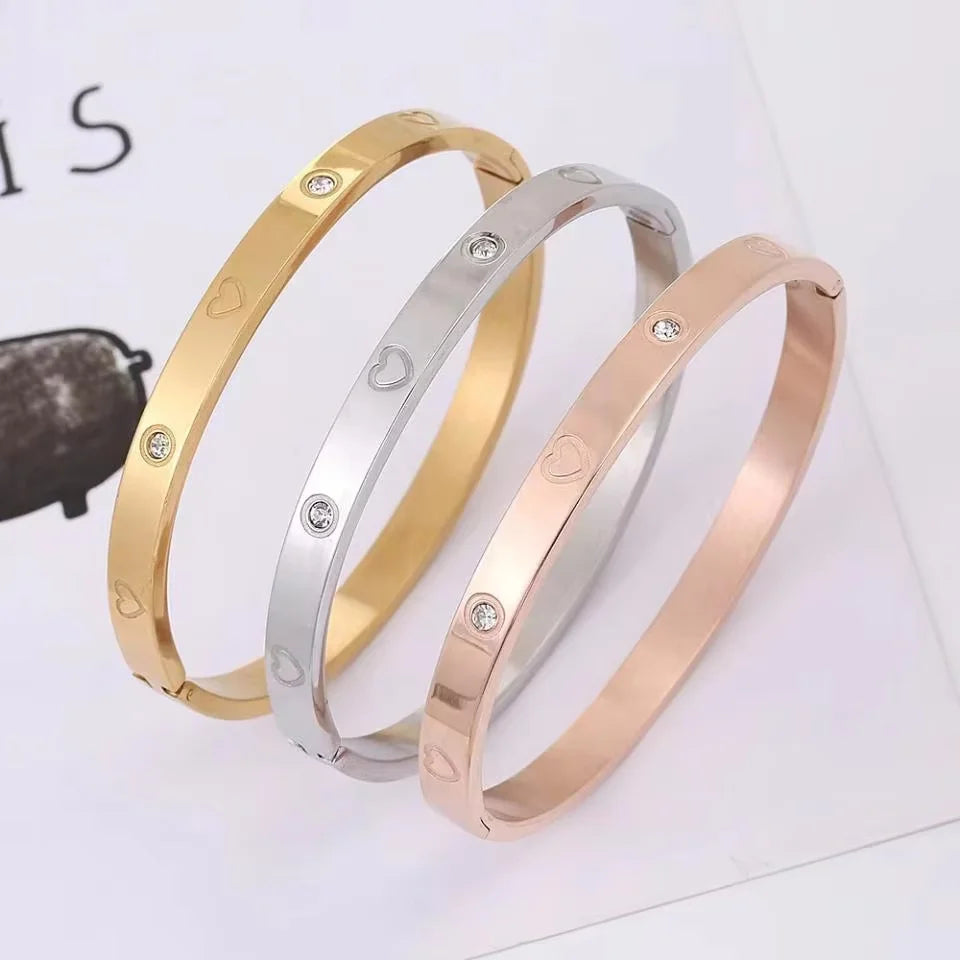 Elegante Kristallarmreifen